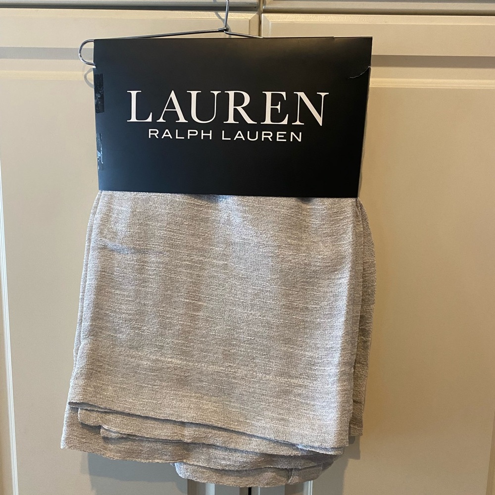 Ralph Lauren Light filtering 54” x 84” curtains (2 panels). New, never used.